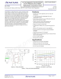 ISL1904FAZ-T7A Datasheet Copertura