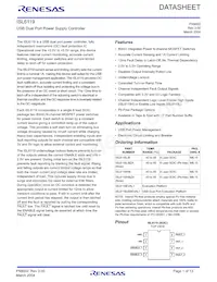 ISL6119LIBZA-T Datasheet Copertura