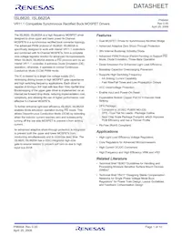 ISL6620IBZ-T Datasheet Copertura