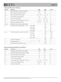 IXD611S7T/R Datasheet Page 4