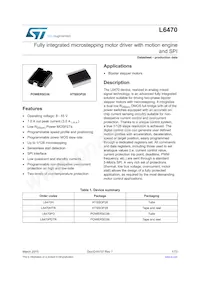 L6470HTR Datasheet Copertura