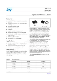 L6743Q Datasheet Cover