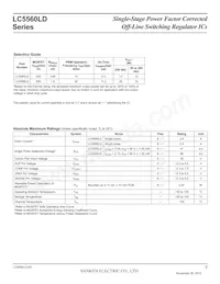 LC5566LD Datasheet Pagina 2