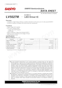 LV5027M-TLM-H Datenblatt Cover