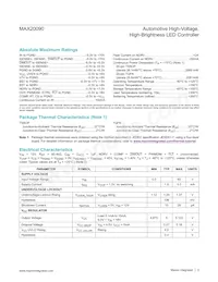 MAX20090AUP/V+數據表 頁面 3