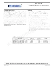 MIC2592B-2YTQ-TR Datasheet Copertura