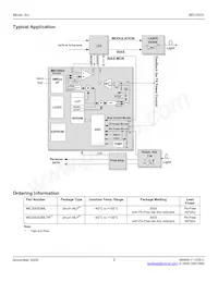 MIC3003GML-TR Datasheet Pagina 2