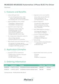 MLX83203KLW-DBA-000-RE Datasheet Copertura