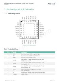 MLX83203KLW-DBA-000-RE Datasheet Pagina 5