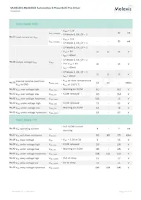 MLX83203KLW-DBA-000-RE Datasheet Pagina 10