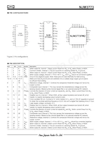 NJM3773FM2 Datasheet Page 2