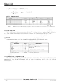 NJU6052V-TE1 Datasheet Pagina 10