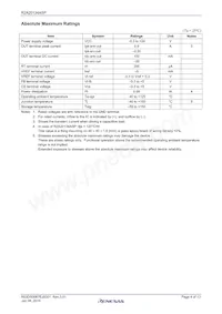 R2A20134ASP#W5 Datasheet Page 4