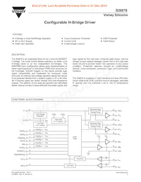 SI9978DW-T1-E3 Datasheet Cover