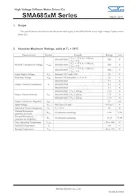 SMA6852MZ LF2451數據表 頁面 2