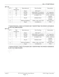 SP7122BEK-L/TR Datasheet Page 3