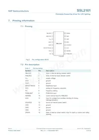 SSL2101T/N1 Datasheet Pagina 4