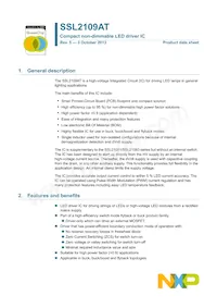 SSL2109AT/1 Datasheet Cover