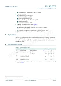 SSL5015TE/1Y Datasheet Pagina 2