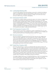 SSL5015TE/1Y Datasheet Pagina 7