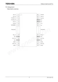 TB62218AFG Datasheet Pagina 2