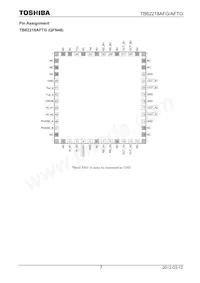 TB62218AFG Datasheet Pagina 3