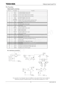 TB62218AFG Datasheet Pagina 5