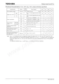 TB62218AFG Datasheet Pagina 9