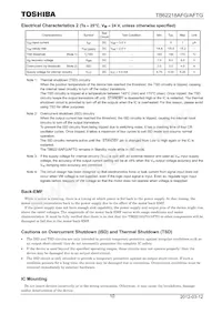 TB62218AFG Datasheet Pagina 10