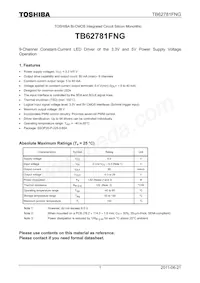 TB62781FNG Datenblatt Cover