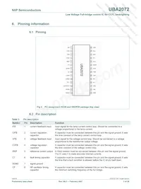 UBA2072TS/N1數據表 頁面 3