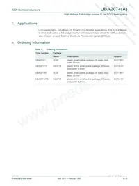 UBA2074ATS/N1數據表 頁面 2