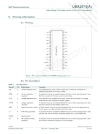 UBA2074ATS/N1 Datasheet Page 4