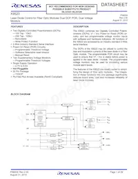 X9523V20I-BT1 Datasheet Cover