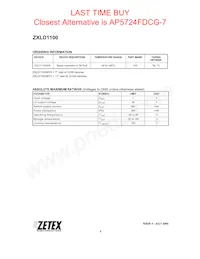 ZXLD1100H6TA數據表 頁面 2