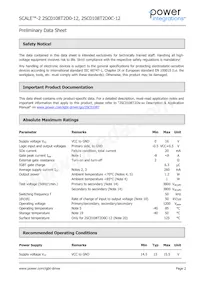 2SC0108T2D0-12 Datasheet Page 2