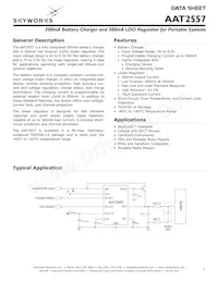 AAT2557ITO-CW-T1 Datasheet Cover