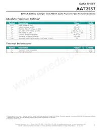 AAT2557ITO-CW-T1 Datasheet Page 3