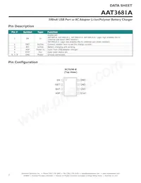 AAT3681AIJS-4.2-2-T1 Datasheet Page 2