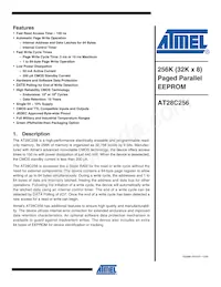 AT28C256F-15UM/883-815 Datenblatt Cover