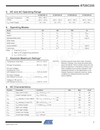 AT28C256F-15UM/883-815 Datasheet Pagina 5