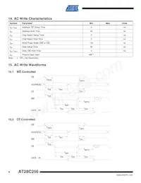 AT28C256F-15UM/883-815 Datasheet Pagina 8