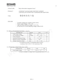 BD6551G-TR Datasheet Copertura