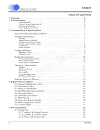 CS5467-ISZR Datenblatt Seite 2