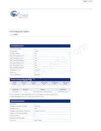 CY7C1062DV33-2XW11 Datenblatt Cover