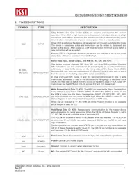 IS25LQ020B-JDLE-TR Datasheet Pagina 7