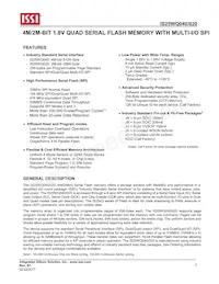 IS25WQ040-JVLE-TR Datasheet Pagina 2