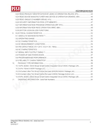 IS25WQ040-JVLE-TR Datasheet Pagina 4