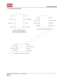 IS25WQ040-JVLE-TR Datasheet Pagina 5