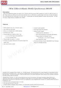 IS42SM32400H-75BI-TR Datasheet Cover